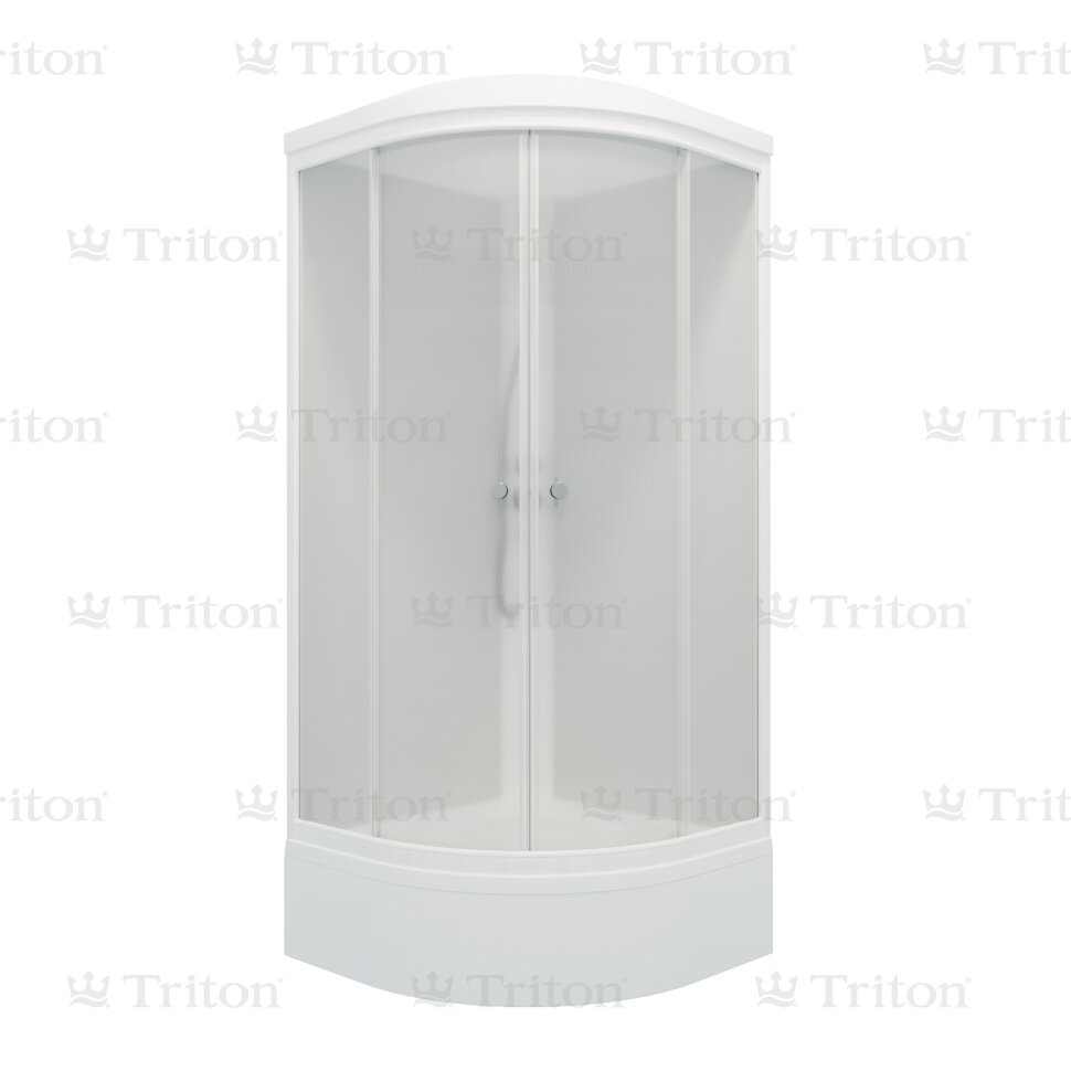 Купить душевая кабина вельвет в 90*90,сп,рифлен,бел, тритон. в Иваново магазин сантехники Суперстрой