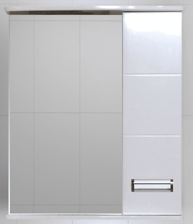 Купить зеркало-шкаф селена-60 правое, misty. в Иваново магазин сантехники Суперстрой