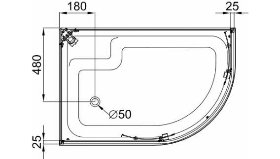 Купить душевая кабина коралл в 120*80 правая, мозайка ,triton. в Иваново магазин сантехники Суперстрой