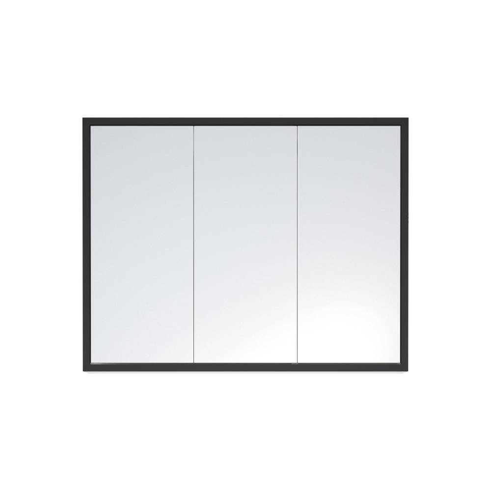 Купить зеркало-шкаф айрон-90 черный/белый, corozo. в Иваново магазин сантехники Суперстрой