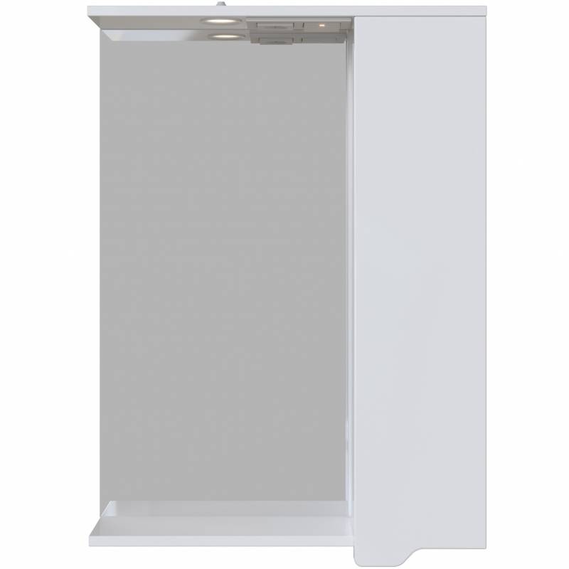 Купить зеркальный шкаф лайн 60, 1/дв, белый, sanstar в Иваново магазин сантехники Суперстрой