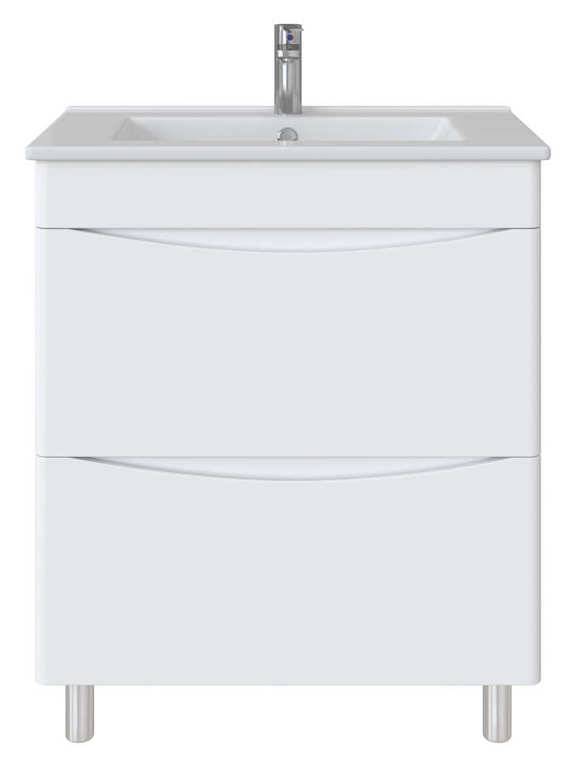 Купить тумба smile 60, 2/ящ, белая, sanstar в Иваново магазин сантехники Суперстрой