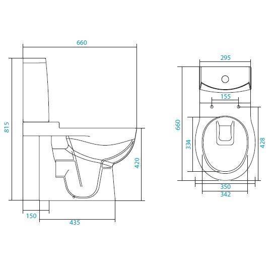 Купить компакт-унитаз аллегро 1wh301955, santek. в Иваново магазин сантехники Суперстрой