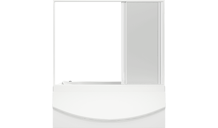 Купить штора для ванны 1,50*1,45 верона стекло, bas в Иваново магазин сантехники Суперстрой