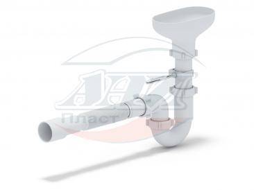 Купить сифон dr0115 прямоточный с разрывом струи, ани в Иваново магазин сантехники Суперстрой