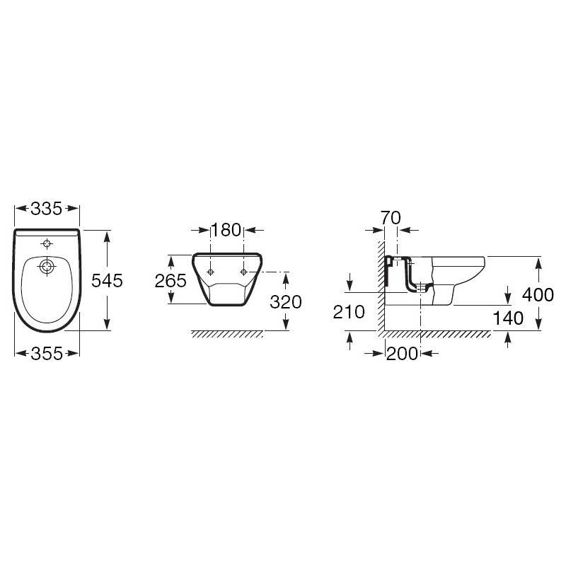 Купить биде victoria laura (355305 00s), roca. в Иваново магазин сантехники Суперстрой