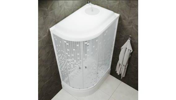 Купить душевая кабина коралл в 120*80 правая, мозайка ,triton. в Иваново магазин сантехники Суперстрой