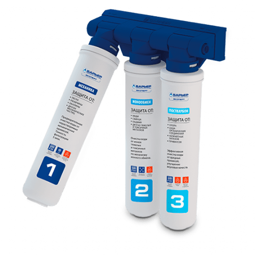 Купить фильтр expert standart тройной, барьер. в Иваново магазин сантехники Суперстрой