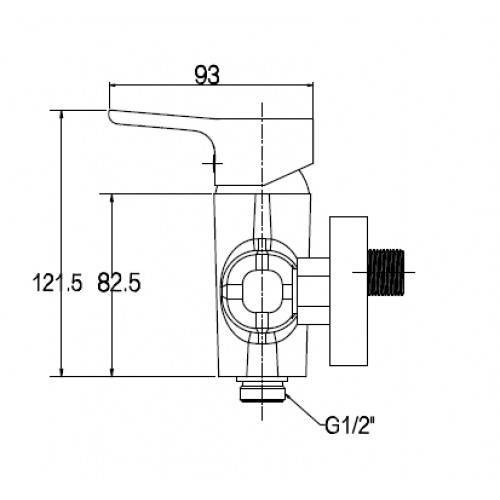 Купить смеситель vega 63077  душ кабина,kaiser в Иваново магазин сантехники Суперстрой