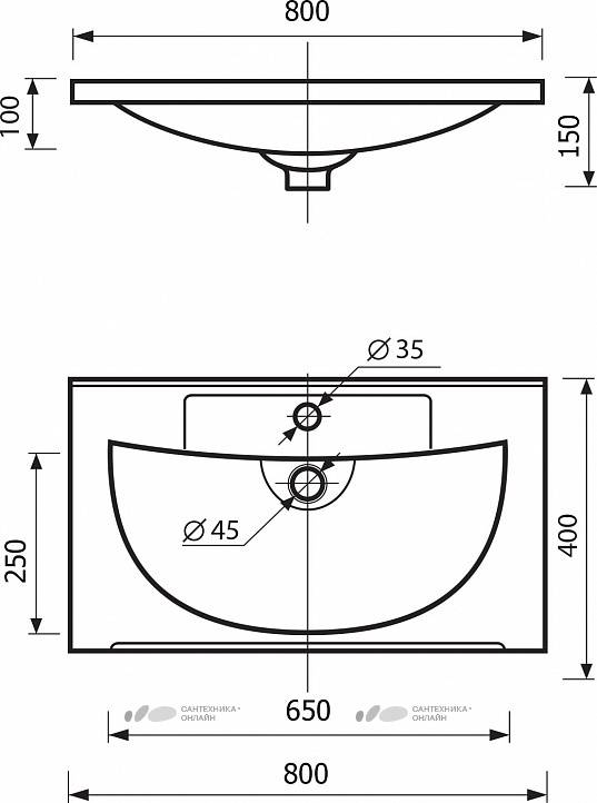 Купить раковина evva-80 d, misty. в Иваново магазин сантехники Суперстрой