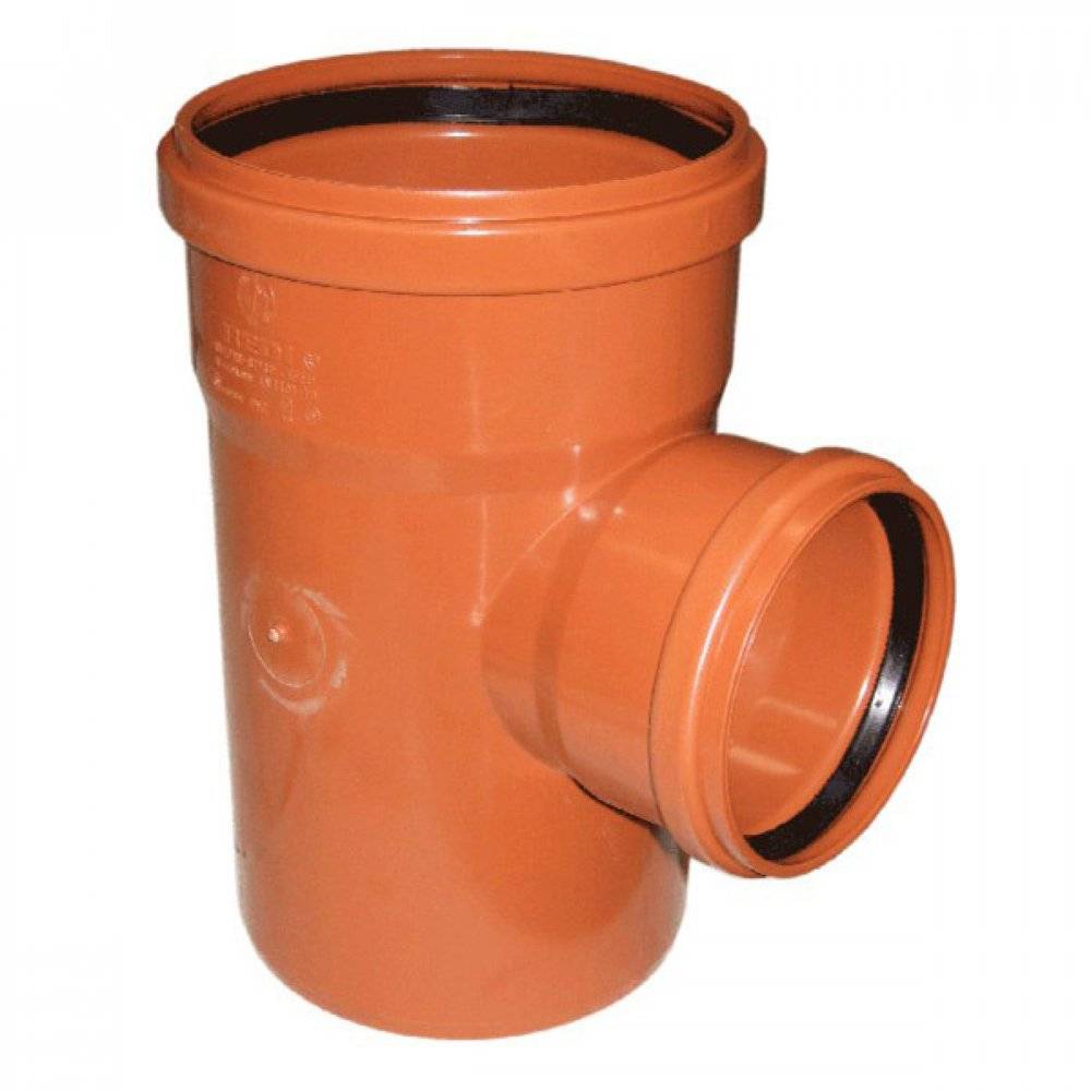 Купить тройник канализационный 160*110*90 рыжий, россия. в Иваново магазин сантехники Суперстрой