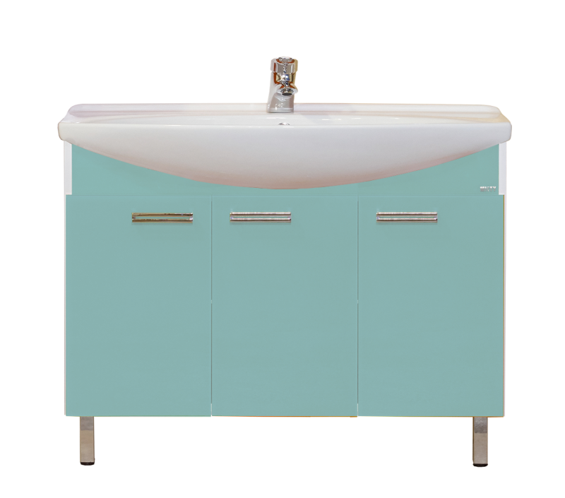 Купить тумба джулия -105  голубая ,misty. в Иваново магазин сантехники Суперстрой