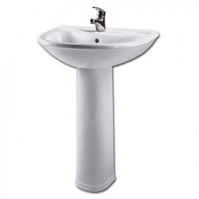 Купить раковина на пьедестале орфей-50 белый, старый оскол. в Иваново магазин сантехники Суперстрой
