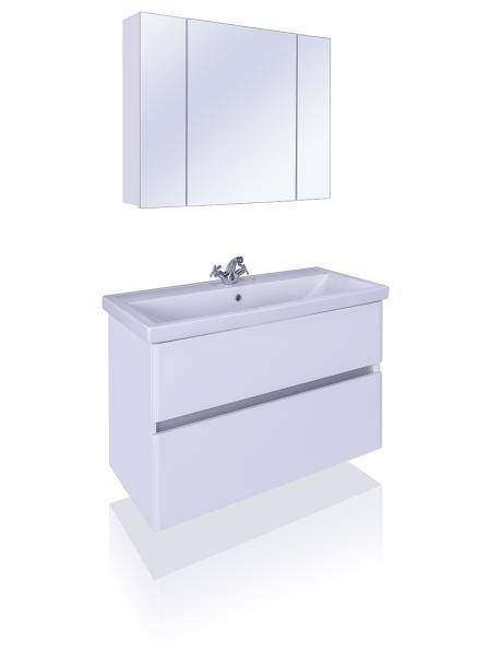 Купить тумба велья-100 подвесная + ум фостер-100,sanstar в Иваново магазин сантехники Суперстрой