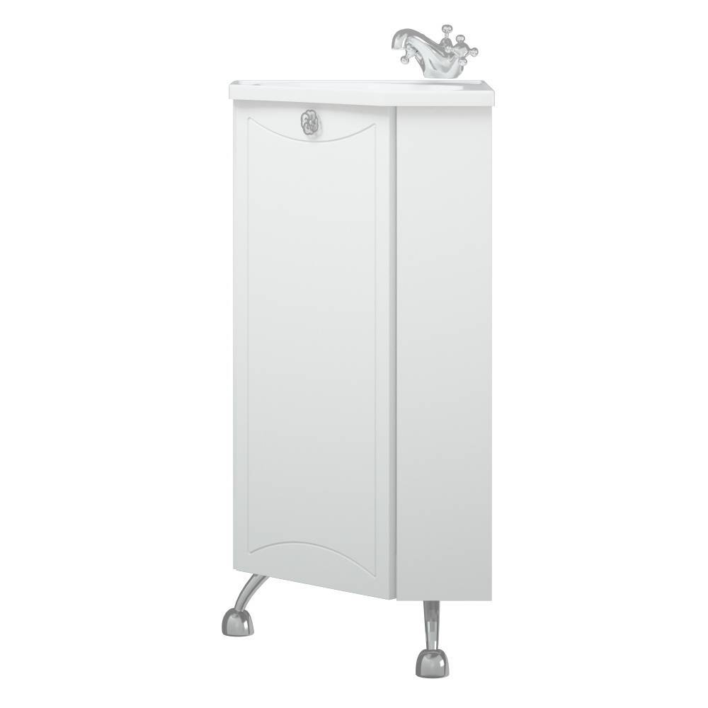 Купить тумба угловая триана-40+рак.стелла-40, corozo. в Иваново магазин сантехники Суперстрой