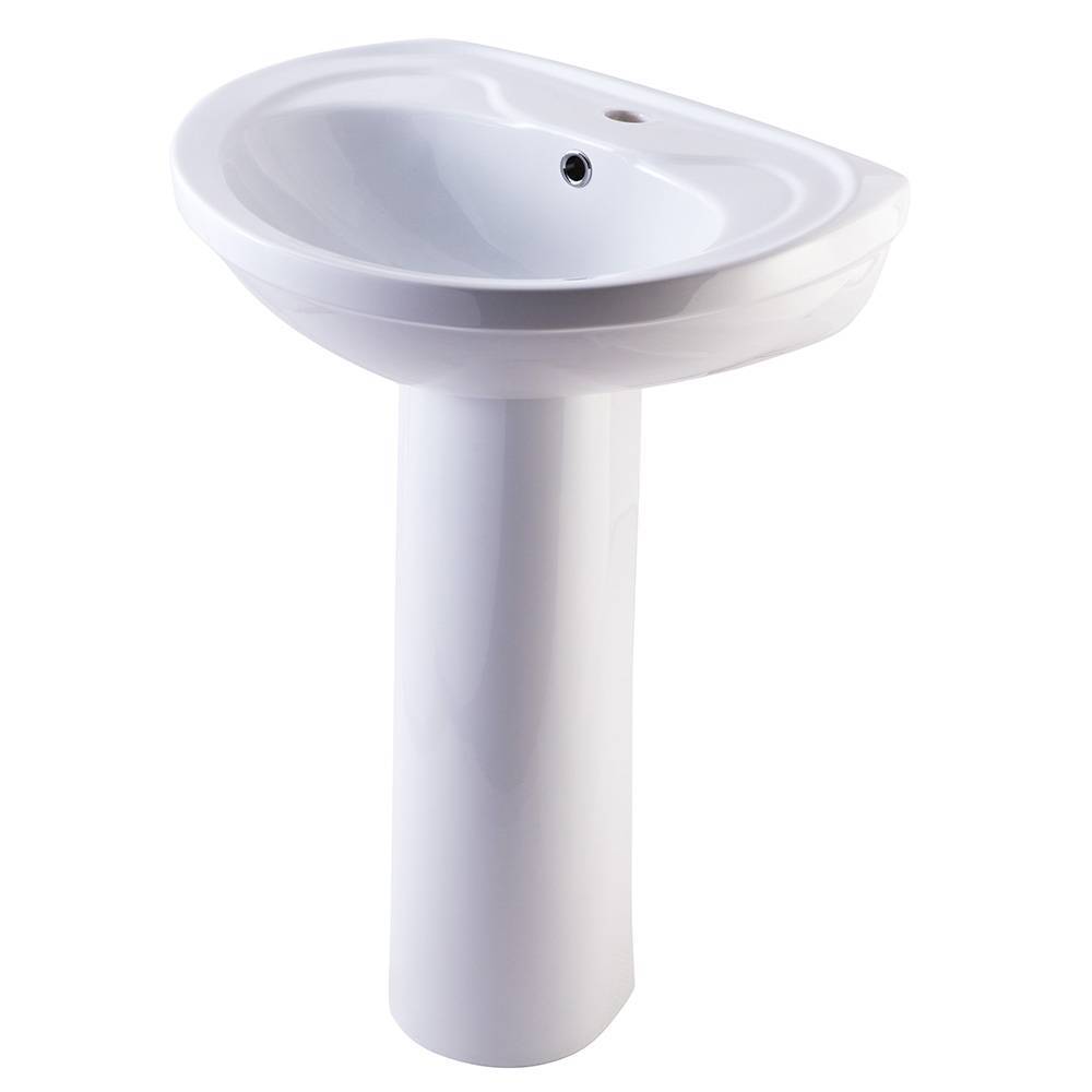 Купить раковина на пьедестале лира белая,киров(rosa). в Иваново магазин сантехники Суперстрой