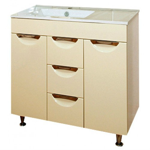 Купить тумба кристи-105 центральная бежевая,misty. в Иваново магазин сантехники Суперстрой