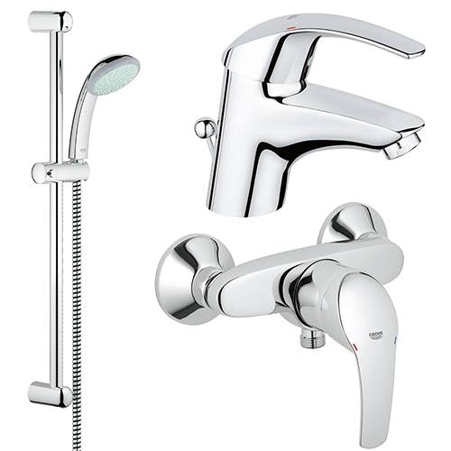Купить комплект для ванной комнаты grohe eurosmart 117922 (комплект) в Иваново магазин сантехники Суперстрой