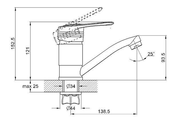 Купить смеситель для раковины 4t4-b182, g-lauf . в Иваново магазин сантехники Суперстрой