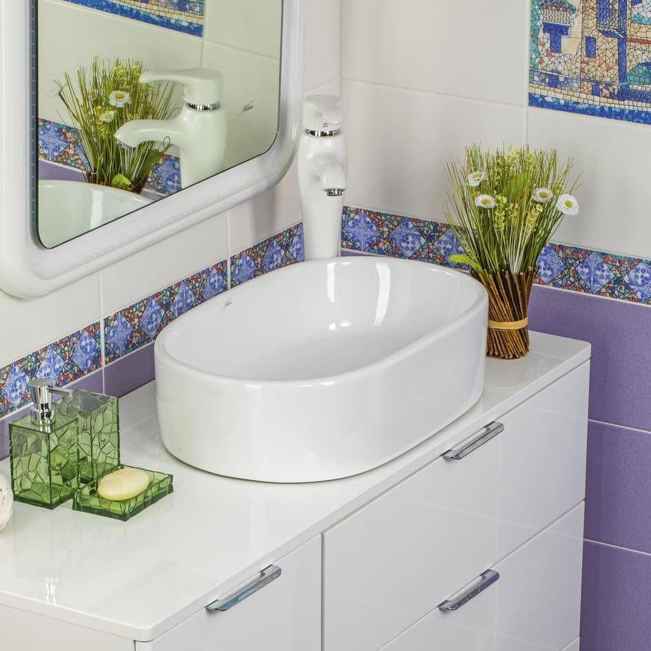 Купить раковина mln 852, melana . в Иваново магазин сантехники Суперстрой