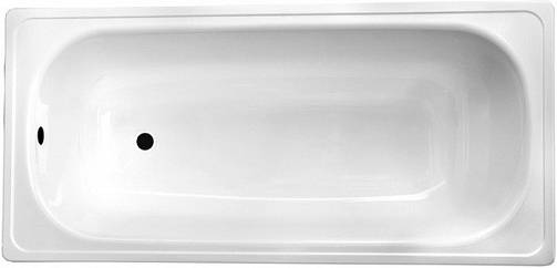 Купить ванна стальная  antika (1,5мм) 150*70*40 с рантом(с опорой) белая орхидея, виз. в Иваново магазин сантехники Суперстрой