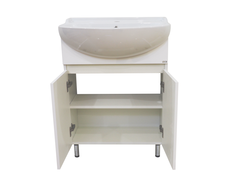 Купить тумба амур-70 прямая + раковина амур-70, misty. в Иваново магазин сантехники Суперстрой