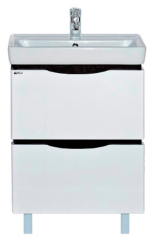 Купить тумба венера - 60 ,с 2 ящиками  комбинированная, misty. в Иваново магазин сантехники Суперстрой