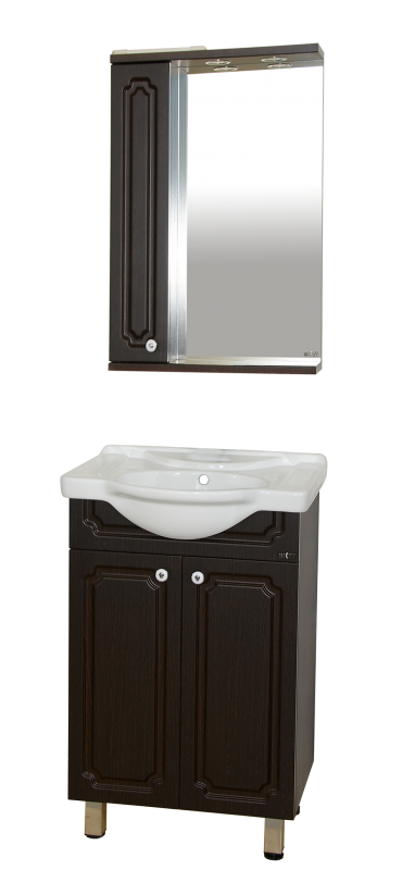 Купить тумба прямая александра - 55 , венге ,misty.(прямая) в Иваново магазин сантехники Суперстрой