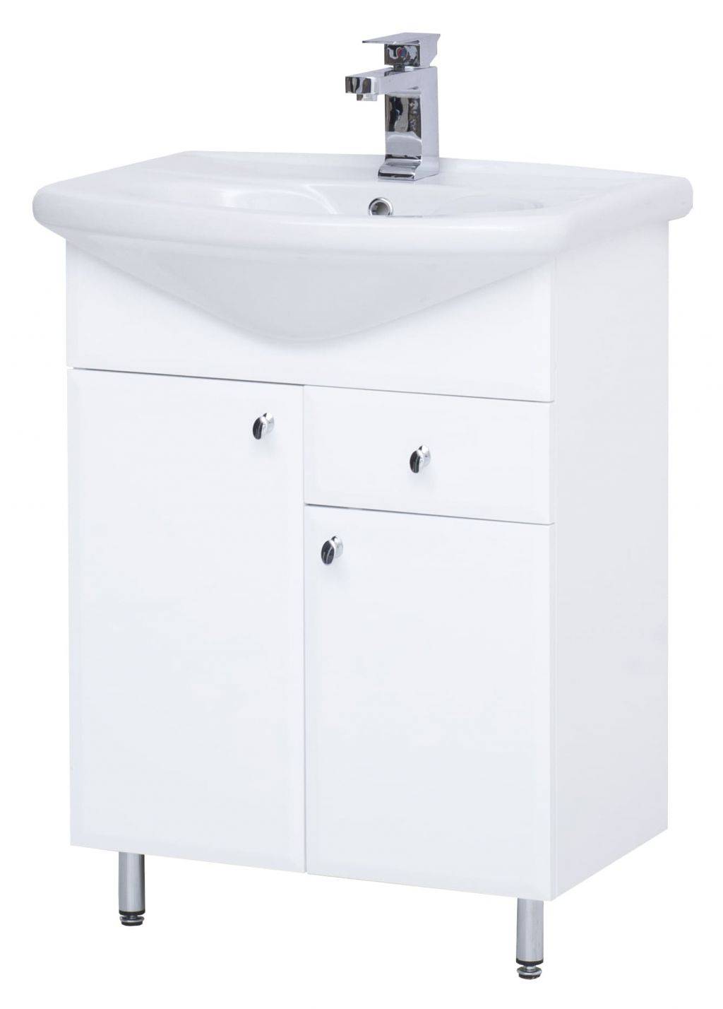 Купить тумба селена-65 + умывальник новая гр -65, sanstar в Иваново магазин сантехники Суперстрой