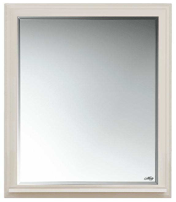 Купить зеркало шармель-80 светло-бежевая эмаль, misty. в Иваново магазин сантехники Суперстрой