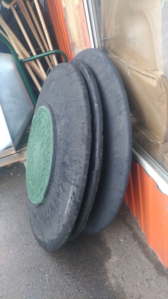 Купить конусный переход для колодцев с зеленой  крышкой, россия. в Иваново магазин сантехники Суперстрой