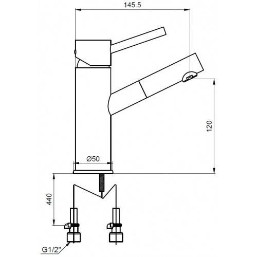Купить смеситель для раковины merkur 26011,kaiser в Иваново магазин сантехники Суперстрой