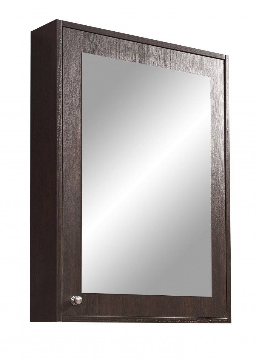 Купить зеркало-шкаф монтоне-60 венге,stella polar. в Иваново магазин сантехники Суперстрой