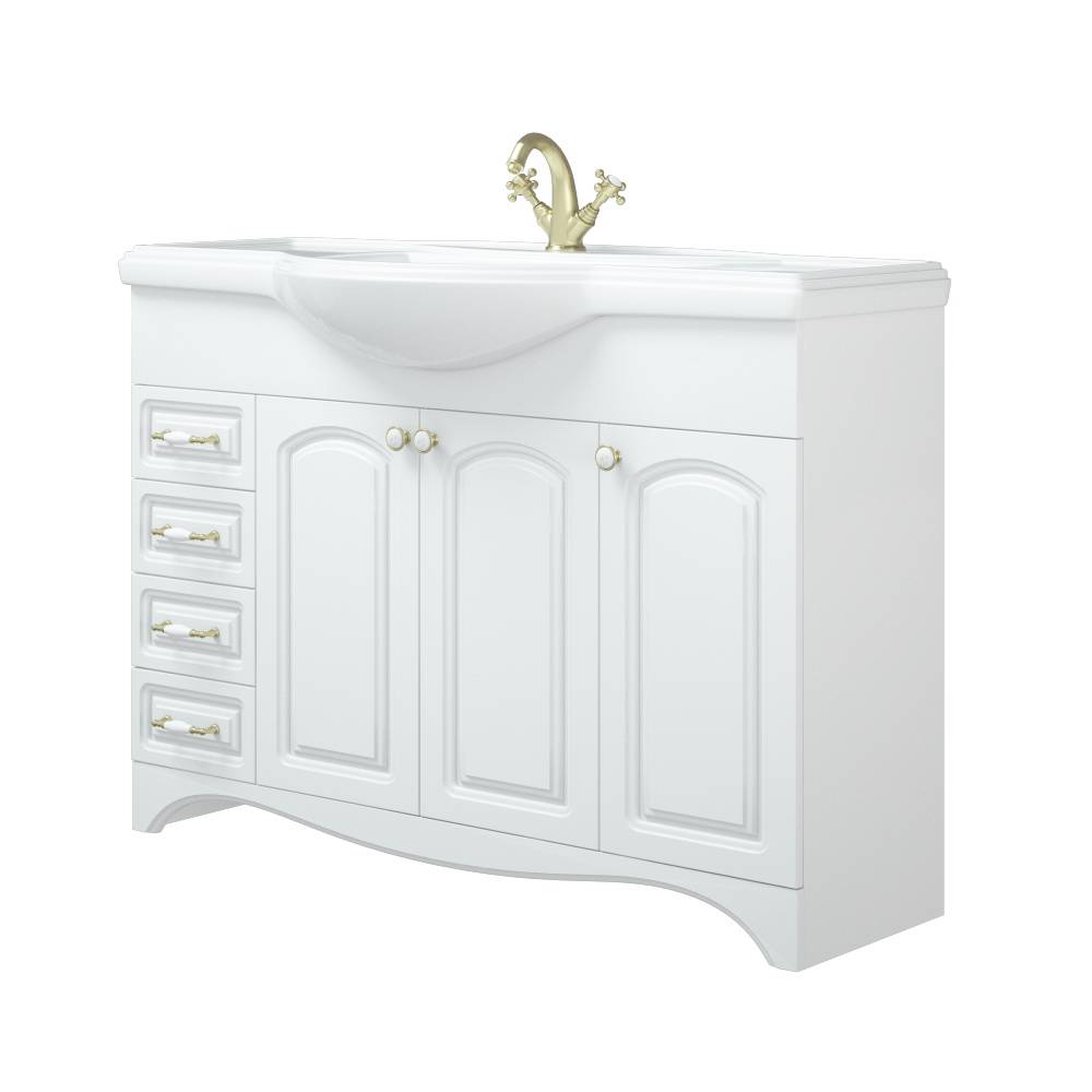 Купить тумба классика-120 корзина+раковина классик 120,corozo. в Иваново магазин сантехники Суперстрой