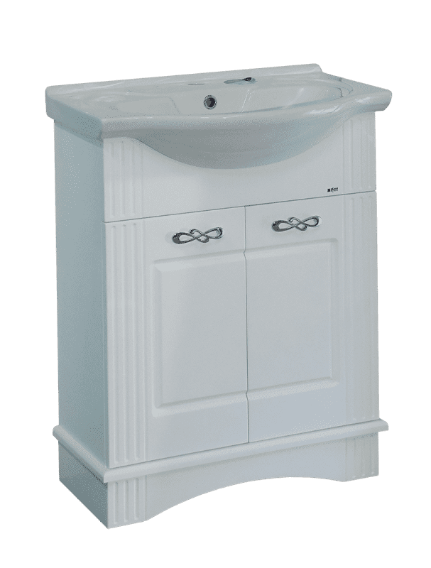 Купить тумба эльбрус-65 белая + рак. эльбрус, misty. в Иваново магазин сантехники Суперстрой