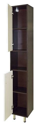 Купить пенал браво - 30  левый комбинированный, misty. в Иваново магазин сантехники Суперстрой