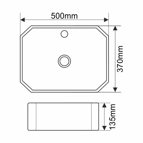 Купить раковина mln a465, melana. в Иваново магазин сантехники Суперстрой