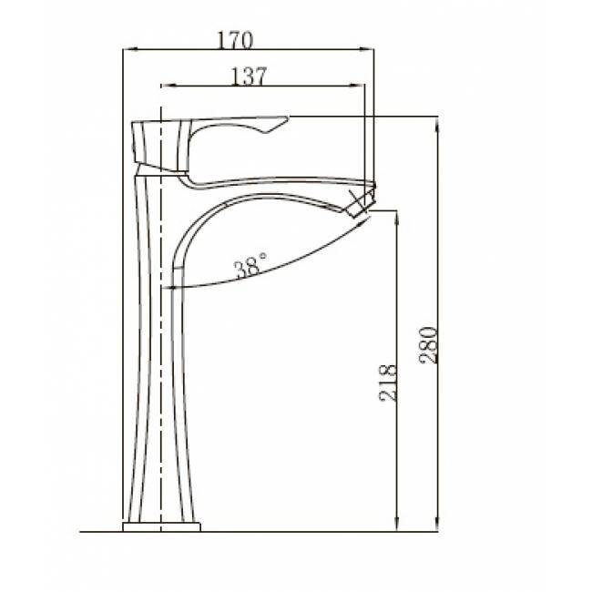 Купить смеситель boss 51111 тюльпан высокий,  kaiser в Иваново магазин сантехники Суперстрой