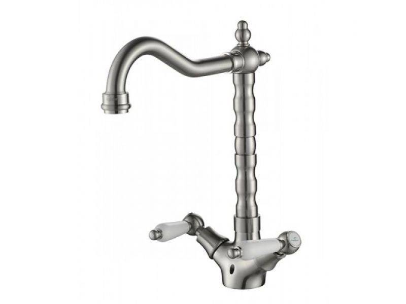 Купить смеситель vincent 31033-5 кухня /бел silver, kaiser в Иваново магазин сантехники Суперстрой