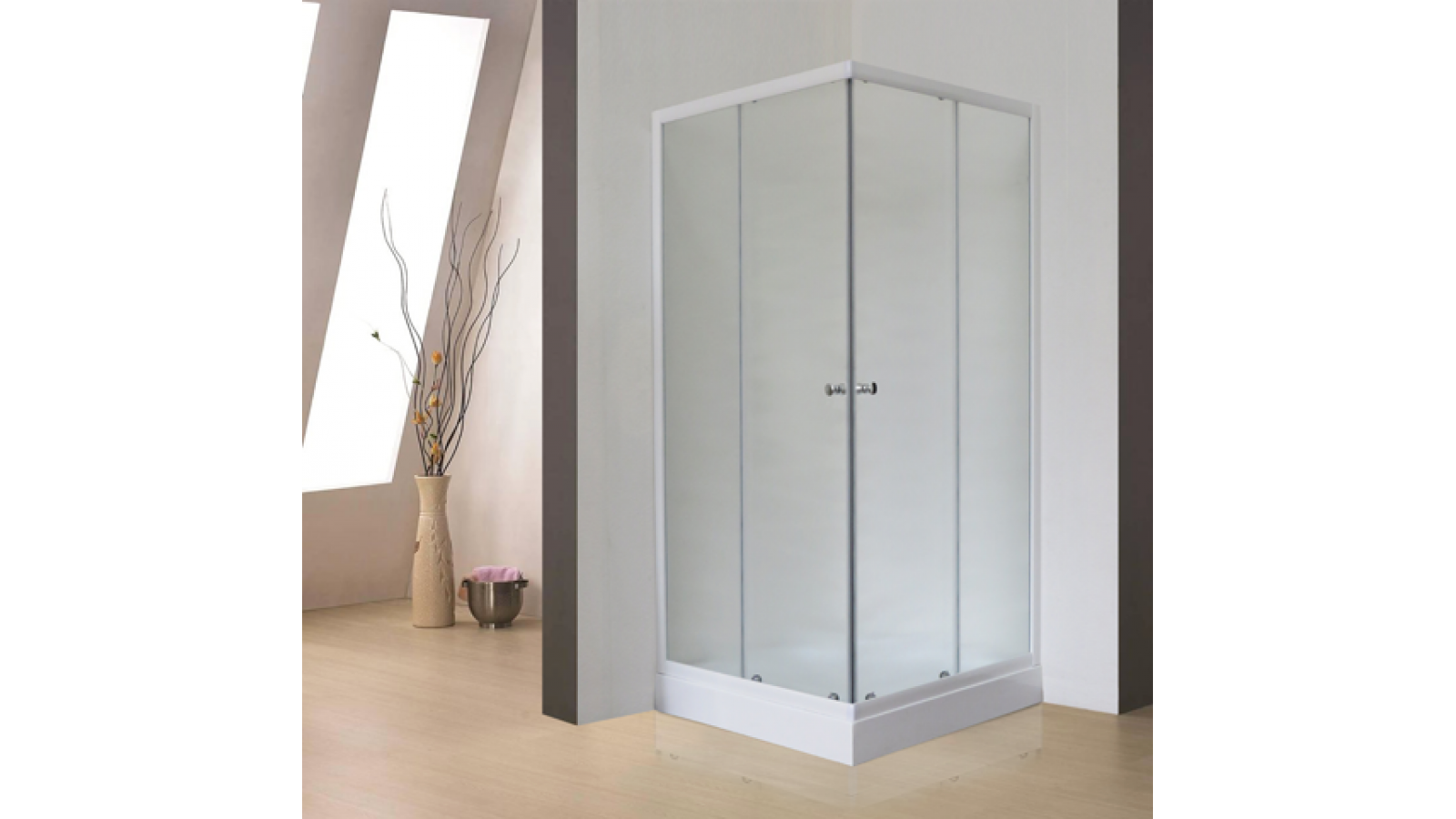 Купить душевой угол альфа 90*90*200 нп мс,bellsan в Иваново магазин сантехники Суперстрой