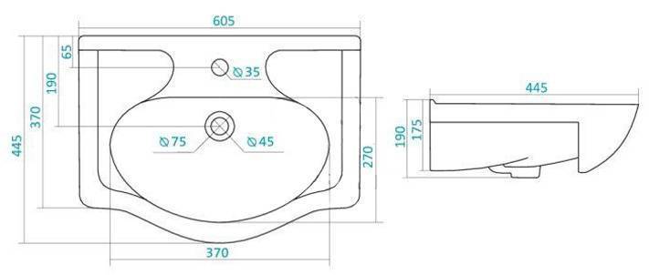 Купить раковина мебельная селигер-60,1wh110268,santek. в Иваново магазин сантехники Суперстрой