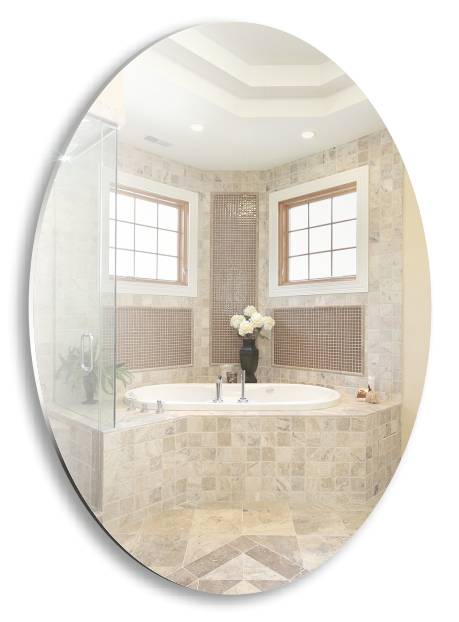 Купить зеркало овал 570х670мм, гк серебряные зеркала. в Иваново магазин сантехники Суперстрой