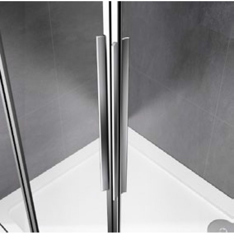 Купить душевое ограждение idea cr-90-c-ch, bas. в Иваново магазин сантехники Суперстрой