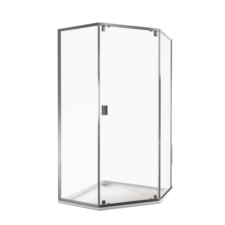 Купить душевое ограждение infiniti  shw-100-c-ch, bas. в Иваново магазин сантехники Суперстрой