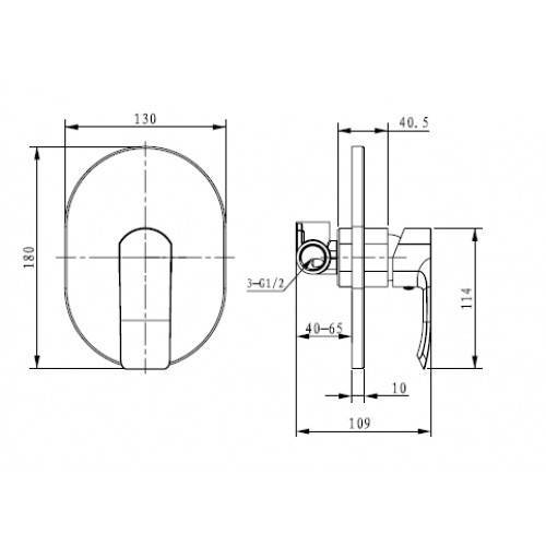 Купить смеситель aurora 67177-1скрытый монтаж bronze,kaiser в Иваново магазин сантехники Суперстрой