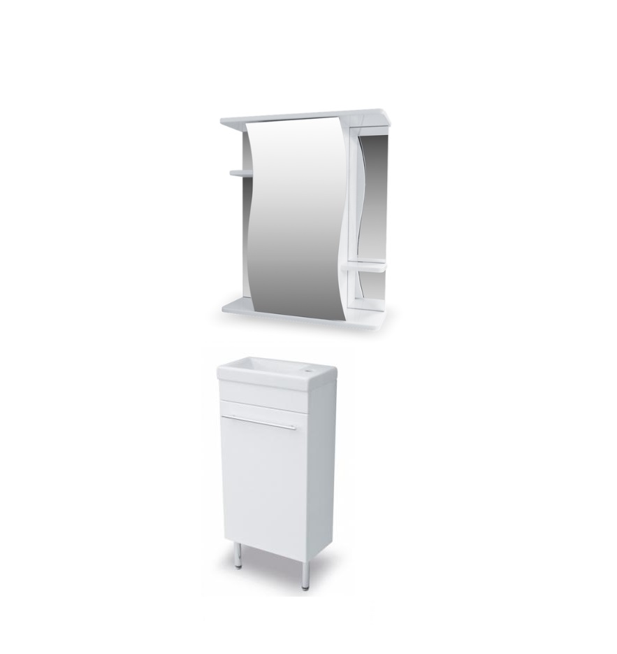 Купить тумба комо-40+рак. сомо-40, aqualine. в Иваново магазин сантехники Суперстрой