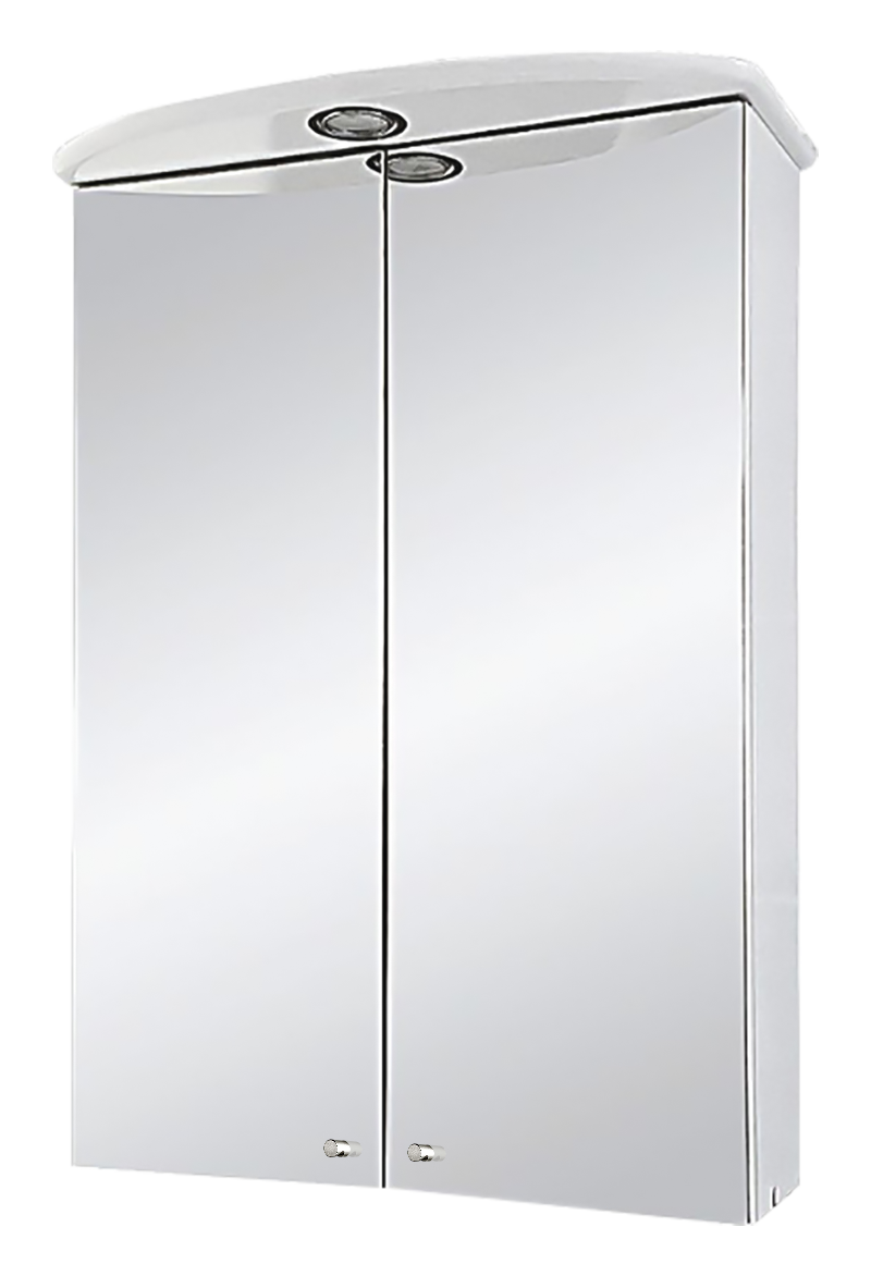 Купить зеркало-шкаф мимоза-50 свет, misty. в Иваново магазин сантехники Суперстрой