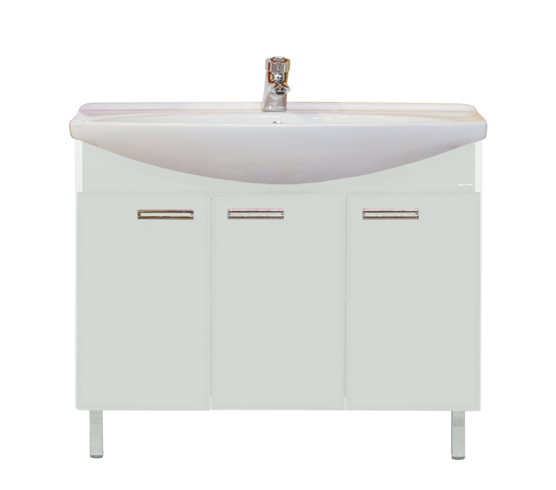 Купить тумба джулия -105  белая,misty. в Иваново магазин сантехники Суперстрой