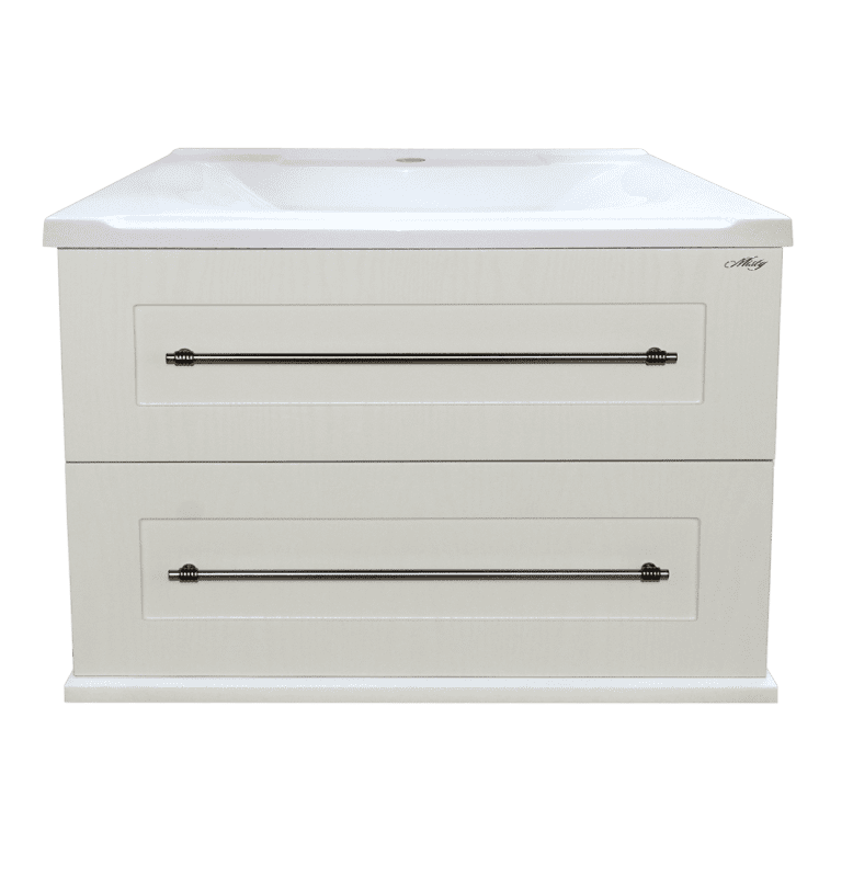 Купить тумба марта-70 подвесная белая + раковина evva-70, misty. в Иваново магазин сантехники Суперстрой