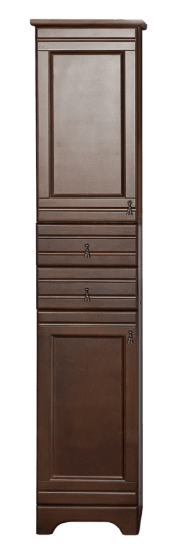 Купить пенал рим-35, орех левый, misty. в Иваново магазин сантехники Суперстрой